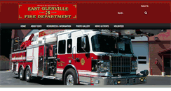 Desktop Screenshot of eastglenvillefd.com