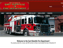 Tablet Screenshot of eastglenvillefd.com